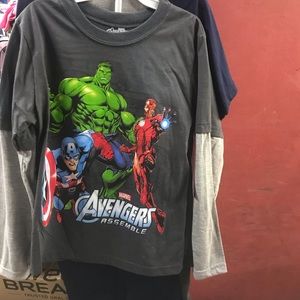 Kids 3 pc set marvel avengers .size 4–5-6-7
